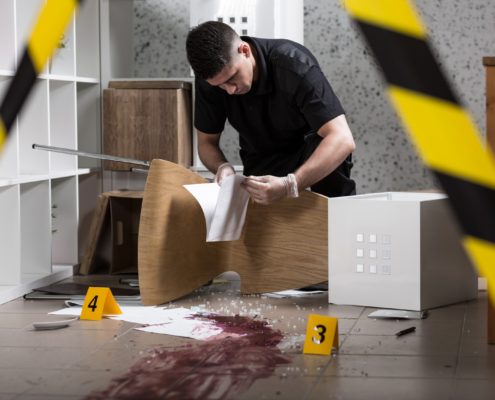 Analyser la scène d'un crime